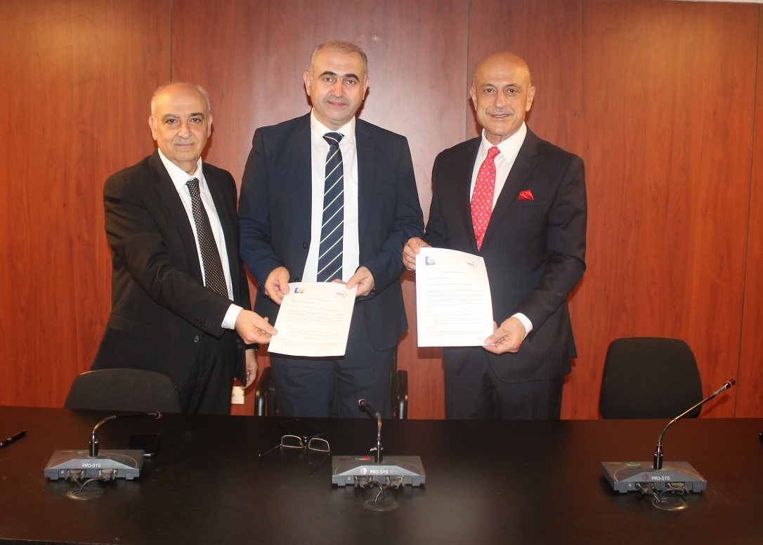 Three signatories of the MOU